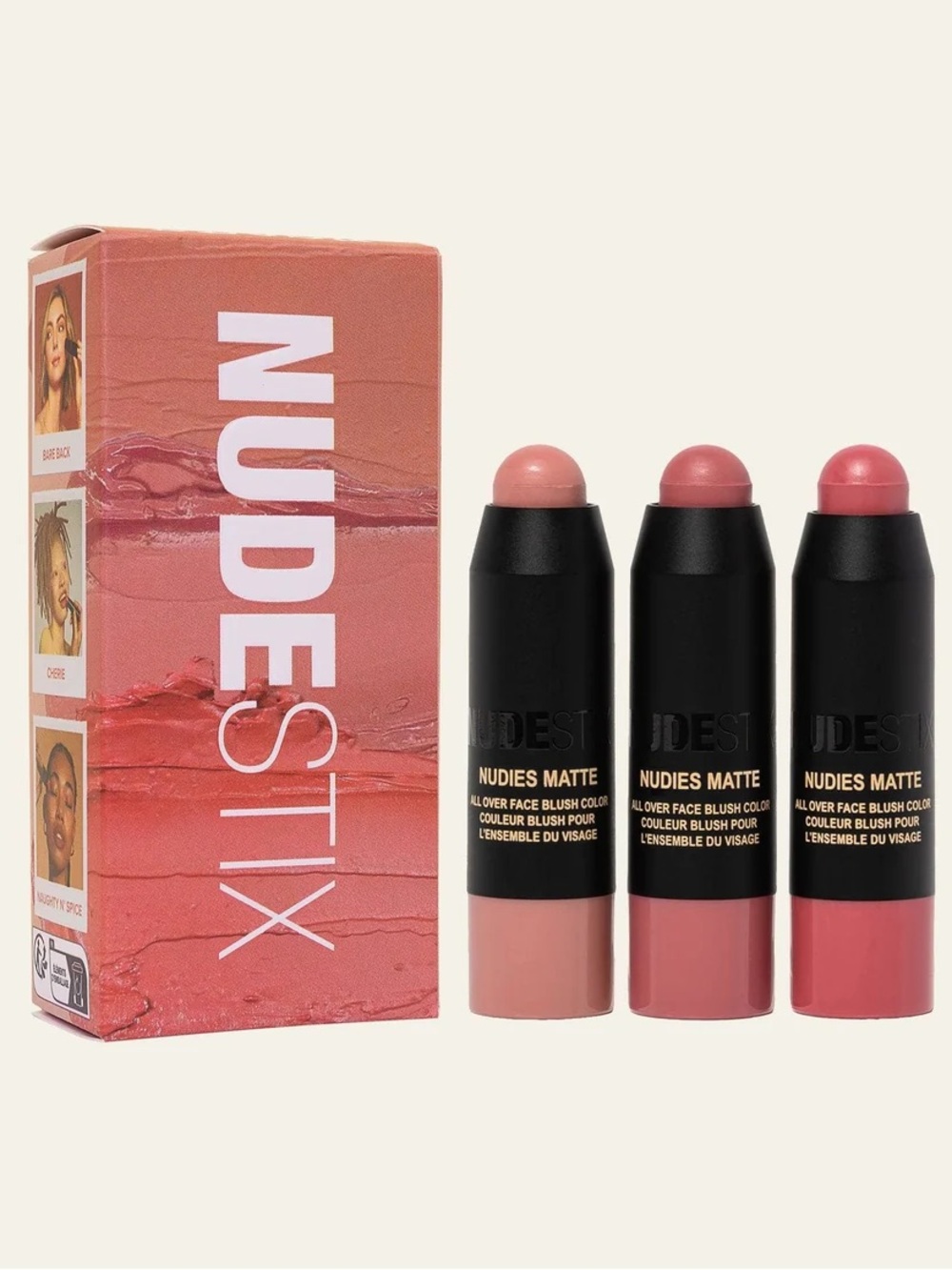 NEW NUDESTIX Pink Nude Blush Kit